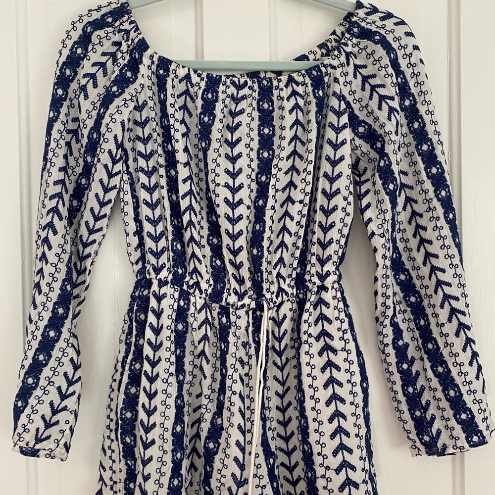 Blue cupcakes and cashmere romper